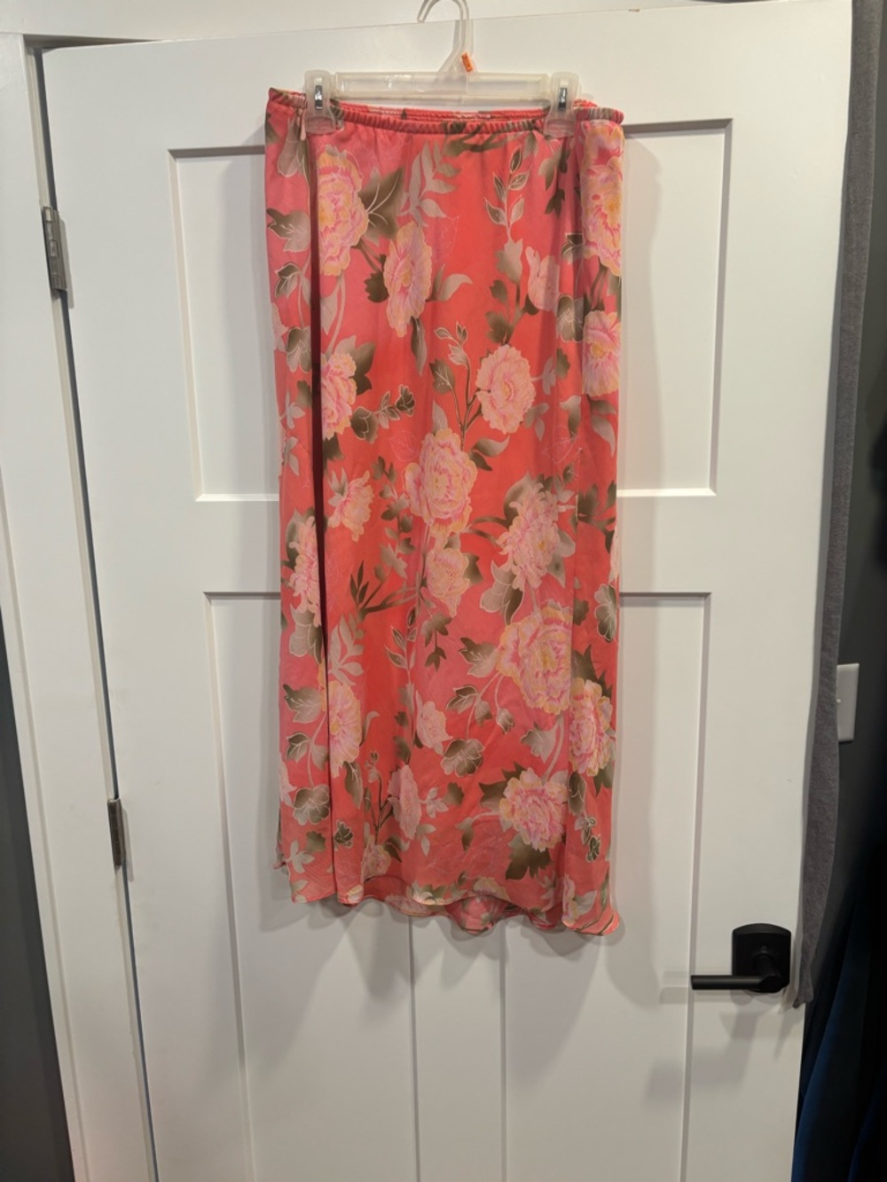 K Studio Maxi Skirt Y2K Floral Lightweight Elastic Waist Womens Size 16 (xl)